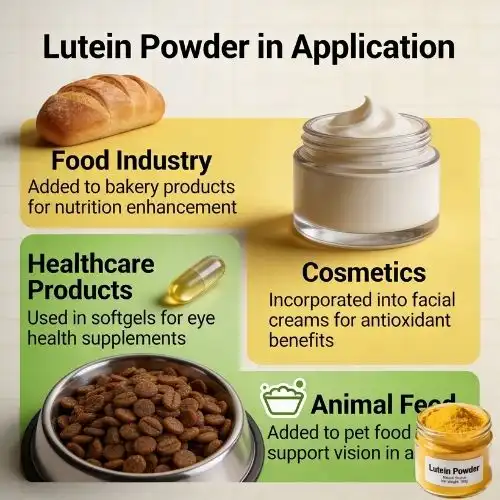 How does lutein prevent oxidative damage in eyes and brain?